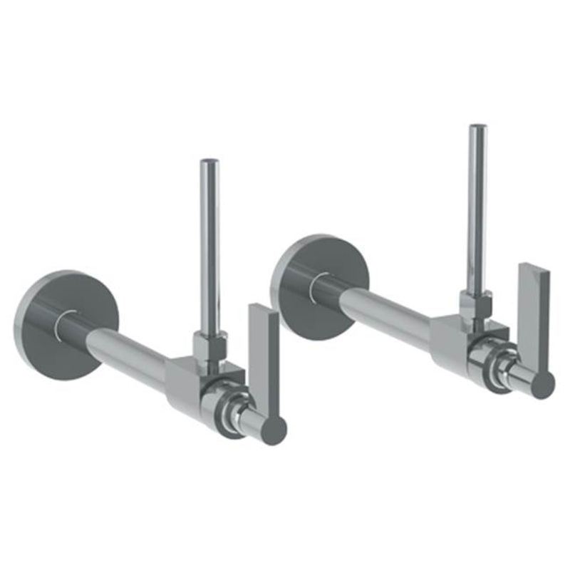 Watermark 37-MAS3-BL2 Blue Lavatory Angle Stop Kit -1/2? Sweat X 3/8? Od Compression