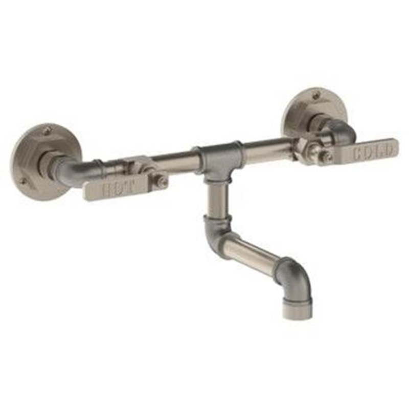 Watermark 38-2.4-EV4 Elan Vital Wall Mounted Bridge Lavatory Set
