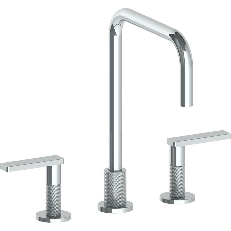 Watermark 70-7-RNK8 Rainey Deck Mounted 3 Hole Square Top Kitchen Faucet