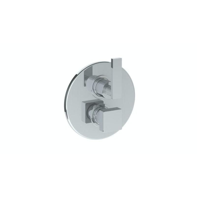 Watermark 70-T20-RNK8 Rainey Wall Mounted Thermostatic Shower Trim With Built-In Control 7-1/2 Diameter