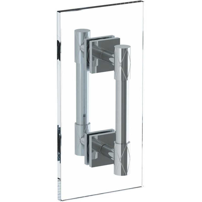 Watermark 71-0.1-6DDP-LLD4 Lily 6? Double Shower Door Pull/ Glass Mount Towel Bar