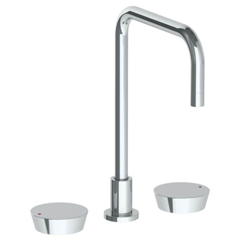 Watermark 36-7-BL1 Zen Deck Mounted 3 Hole Square Top Kitchen Faucet