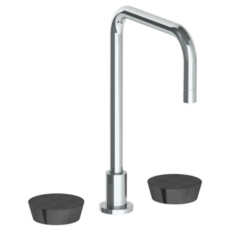 Watermark 36-7-NM Zen Deck Mounted 3 Hole Square Top Kitchen Faucet