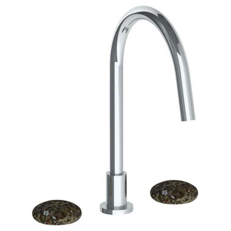 Watermark 36-7G-MM Zen Deck Mounted 3 Hole Gooseneck Kitchen Faucet
