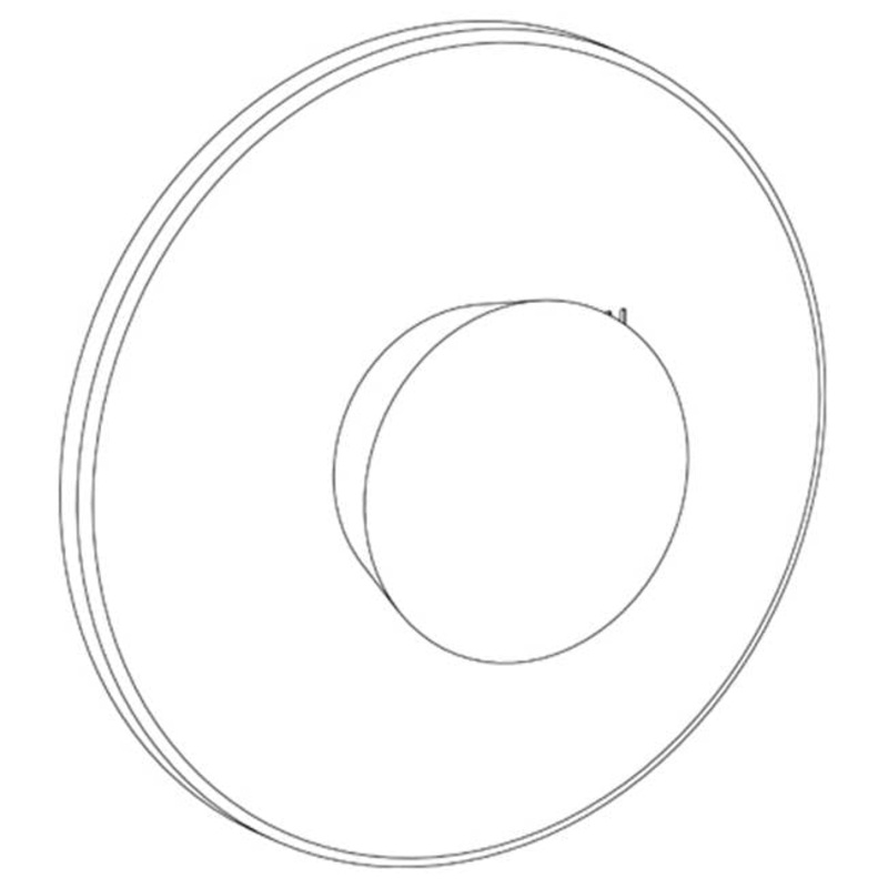 Watermark 36-P80-CM Zen Wall Mounted Pressure Balance Shower Trim 7 Diameter