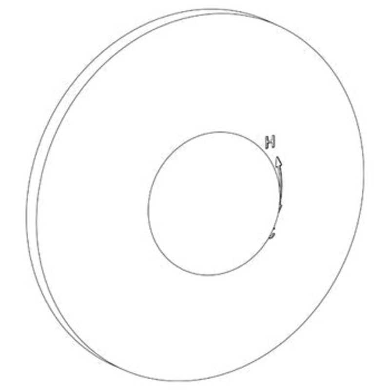 Watermark 36-P80-HD Zen Wall Mounted Pressure Balance Shower Trim 7 Diameter