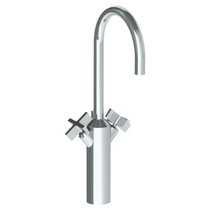 Watermark 37-1X-BL3 Blue Deck Mounted 2 Handle Extended Monoblock Lavatory Mixer