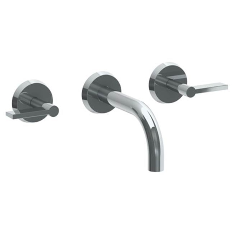 Watermark 37-2.2S-BL2 Blue Wall Mounted 3 Hole Lavatory Set With 6 Spout