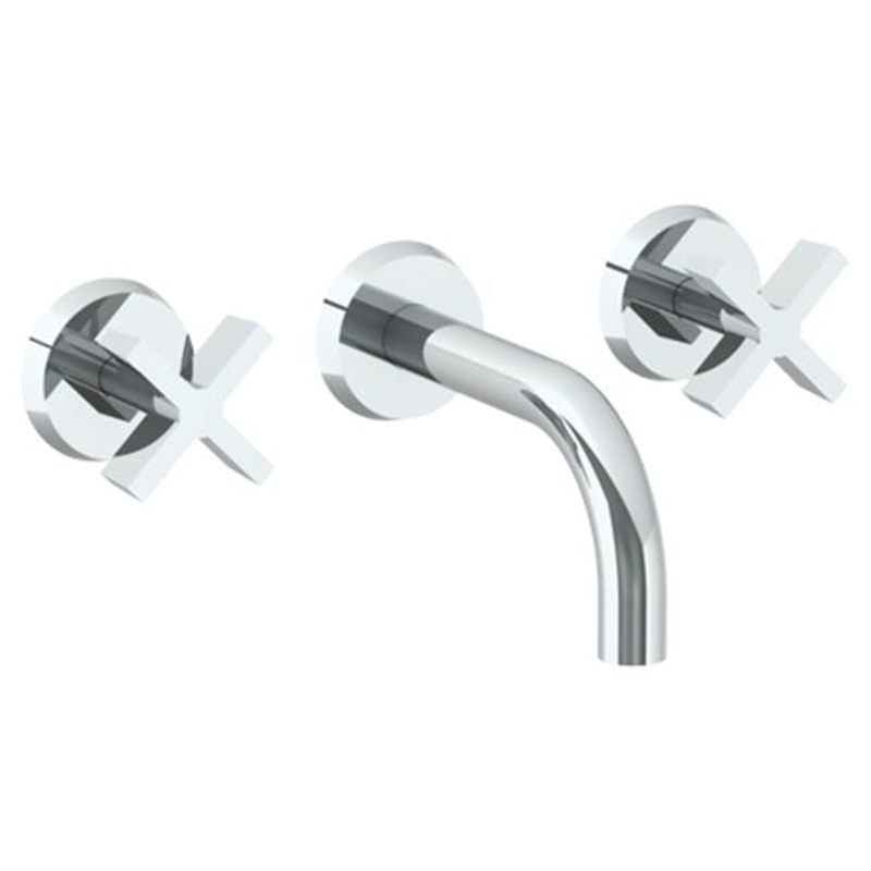 Watermark 37-2.2S-BL3 Blue Wall Mounted 3 Hole Lavatory Set With 6 Spout