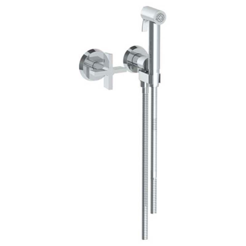 Watermark 37-4.4-BL3 Blue Wall Mounted Bidet Spray Set & Progressive Mixer With 49 Hose