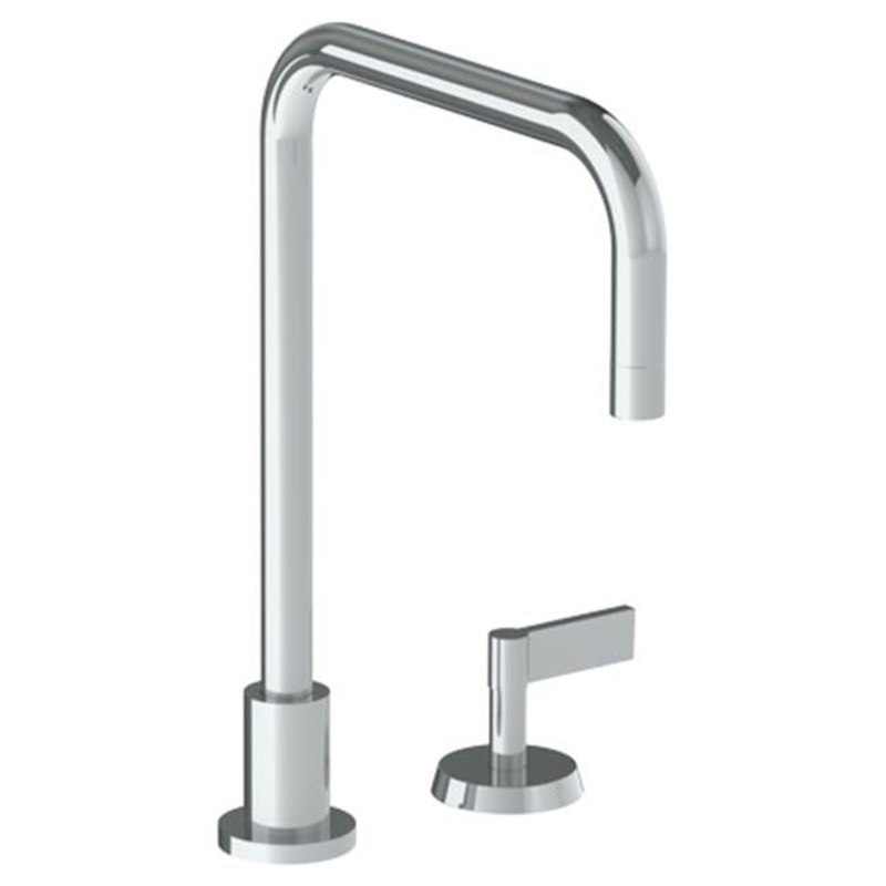 Watermark 37-7.1.3-BL2 Blue Deck Mounted 2 Hole Square Top Kitchen Faucet