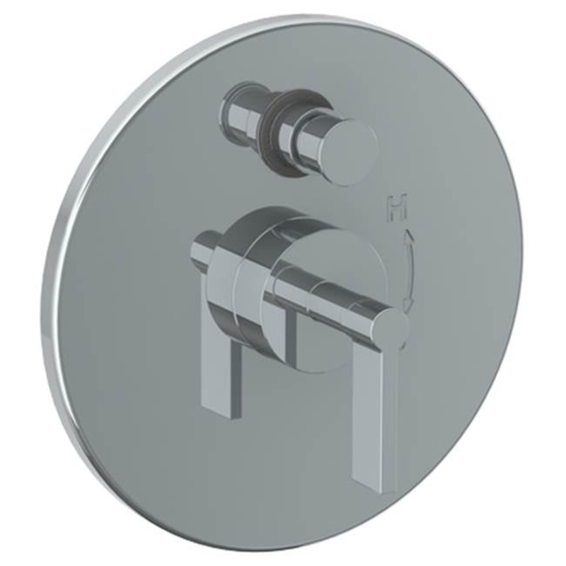 Watermark 37-P90-BL2 Blue Wall Mounted Pressure Balance Shower Trim With Diverter 7 Diameter