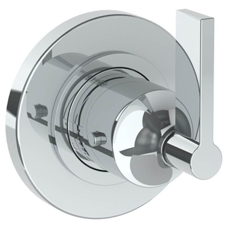 Watermark 37-T15-BL2 Blue Wall Mounted Mini Thermostatic Shower Trim 3-1/2 Diameter