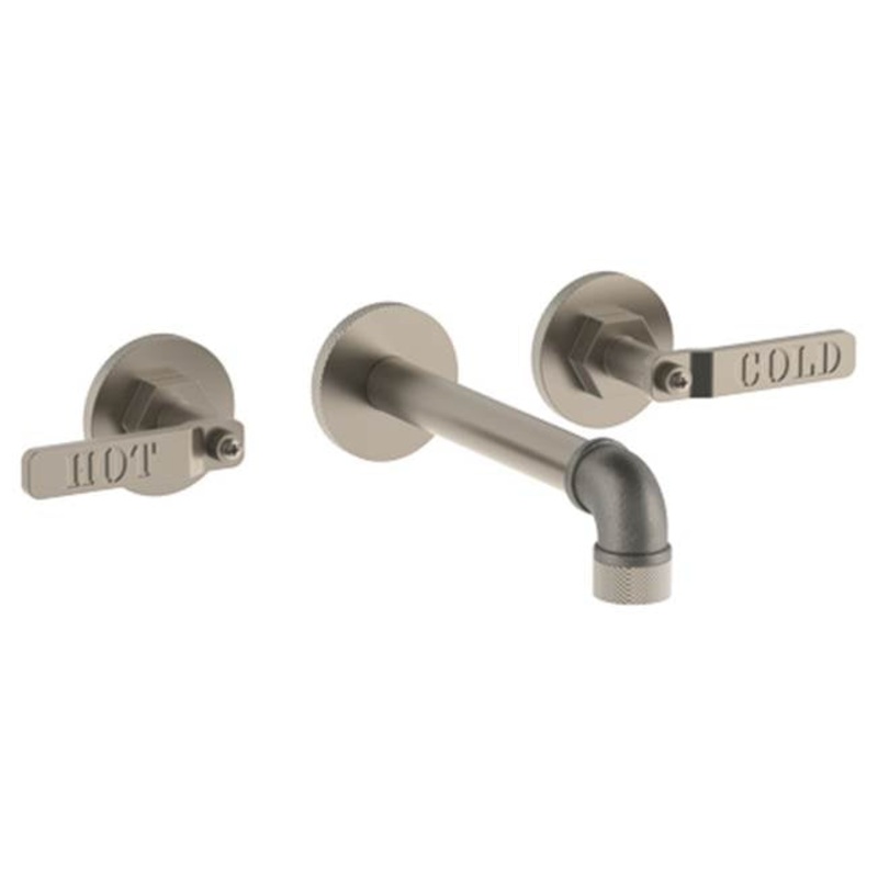 Watermark 38-2.2-M-EV4 Elan Vital Wall Mounted 3 Hole Lavatory Set With 7.5 Spout
