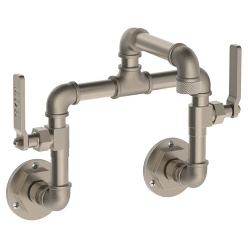 Watermark 38-2.25-C-K-U-EV4 Elan Vital Wall Mounted Bridge Lavatory Set With 5.5 Spout