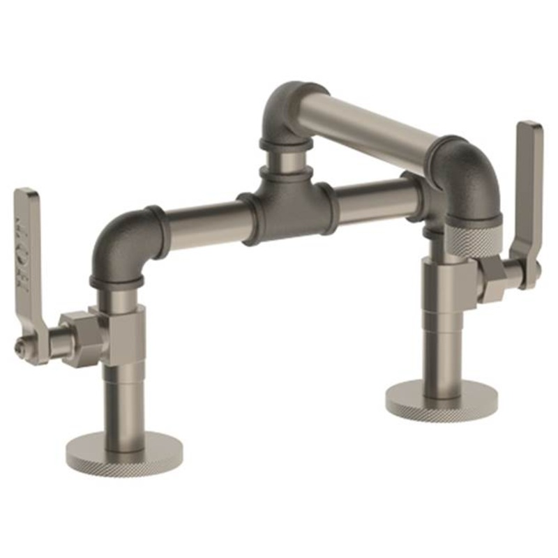 Watermark 38-2.3-C-M-U-EV4 Elan Vital Deck Mounted Bridge Lavatory Set With 7.5 Spout