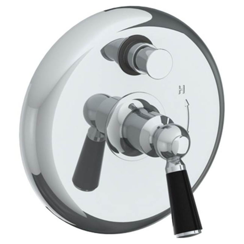 Watermark 34-P90-H4 Haley Wall Mounted Pressure Balance Shower Trim With Diverter 7 Diameter