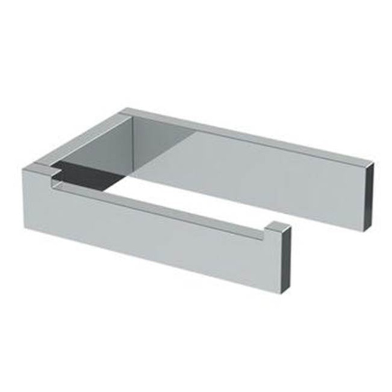 Watermark 35.1-0.4 Edge Wall Mounted Paper Holder W/ Rectangular Backplate