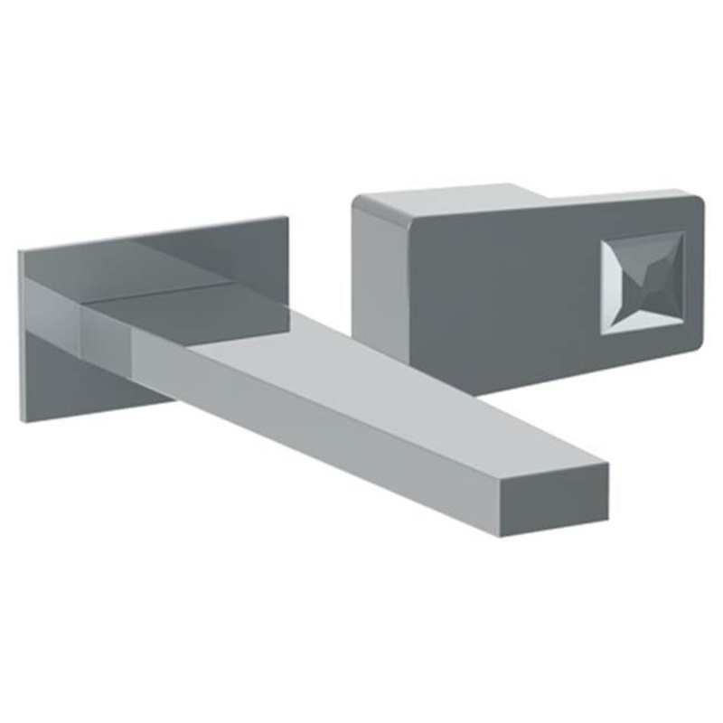 Watermark 35-1.2-ED3 Edge Wall Mounted 2 Hole Lavatory Set With 7 1/8 CTC  Spout