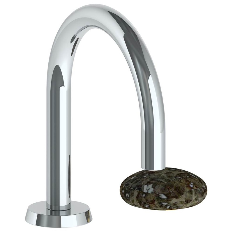 Watermark 36-1.3S-WM Zen Deck Mounted 2 Hole Gooseneck Lavatory Set