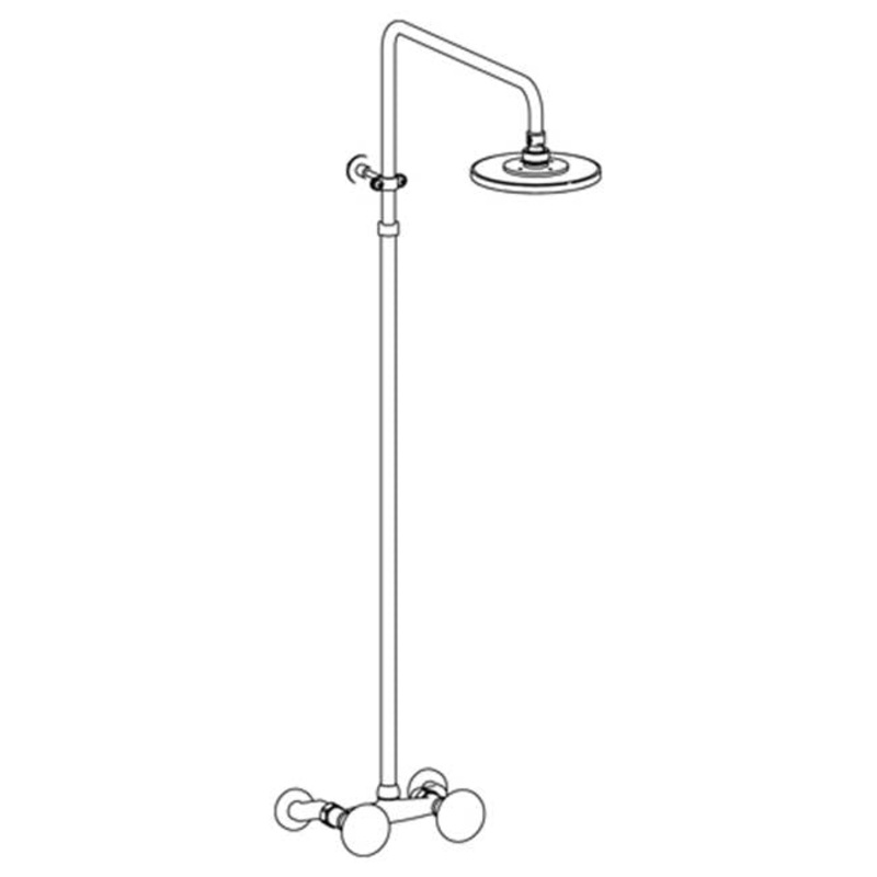 Watermark 36-6.1-WM Zen Wall Mounted Exposed Shower
