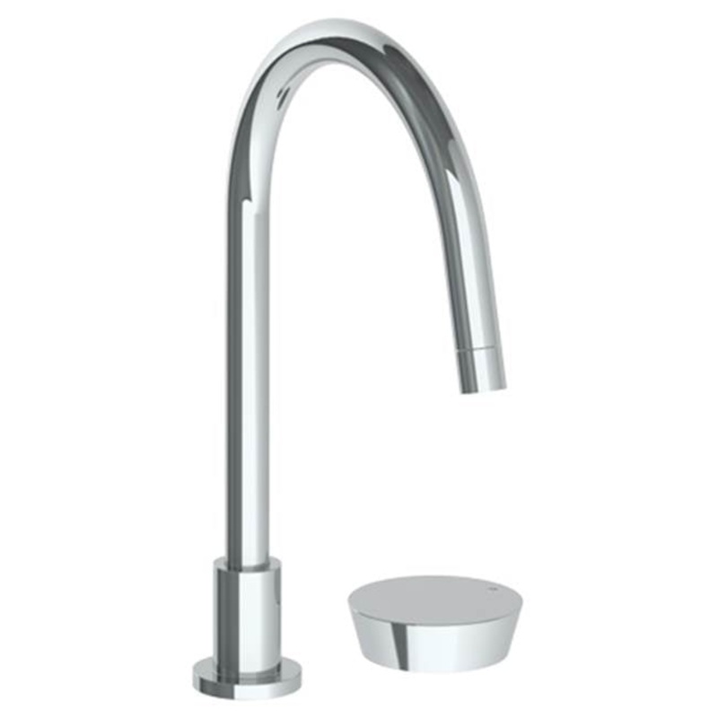 Watermark 36-7.1.3G-BL1 Zen Deck Mounted 2 Hole Gooseneck Kitchen Faucet