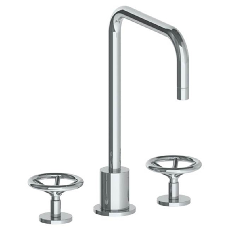 Watermark 31-7-BK Brooklyn Deck Mounted 3 Hole Kitchen Set