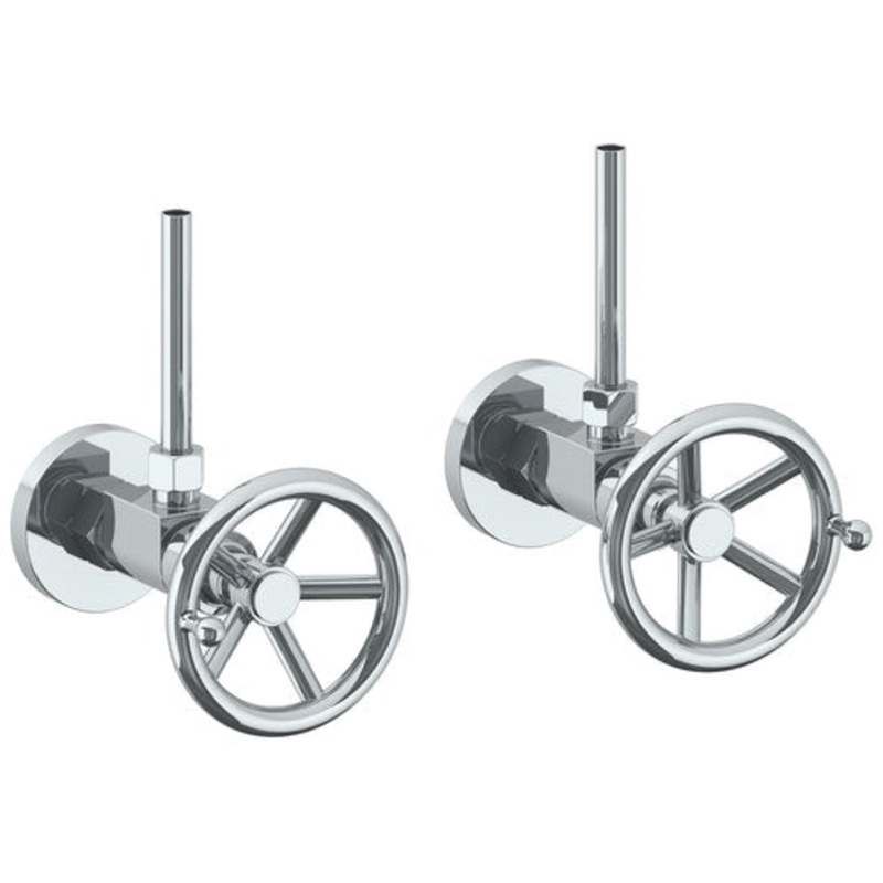 Watermark 31-MAS1-BKA1 Brooklyn Lavatory Angle Stop Kit -1/2? Compression X 3/8? Od Compression