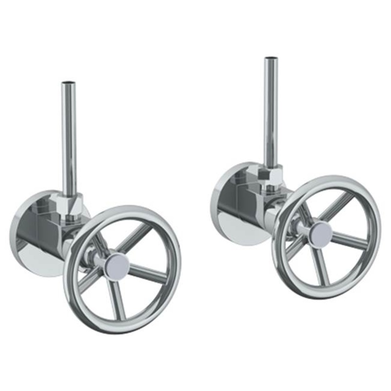 Watermark 31-MAS2-BK Brooklyn Lavatory Angle Stop Kit -1/2? IPS X 3/8? Od Compression