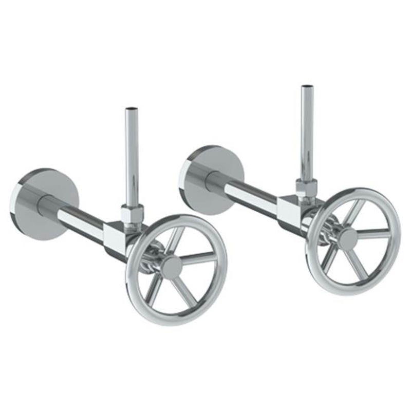 Watermark 31-MAS3-BK Brooklyn Lavatory Angle Stop Kit -1/2? Sweat X 3/8? Od Compression