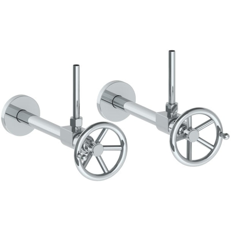 Watermark 31-MAS3-BKA1 Brooklyn Lavatory Angle Stop Kit -1/2? Sweat X 3/8? Od Compression