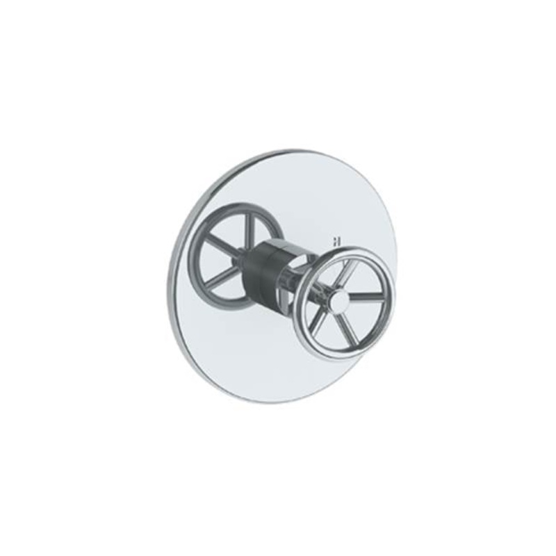 Watermark 31-P80-BK Brooklyn Wall Mounted Pressure Balance Shower Trim 7 Diameter