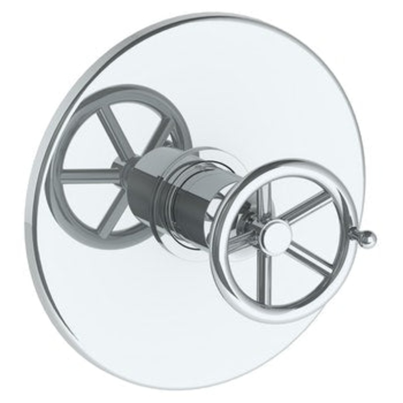 Watermark 31-T10-BKA1 Brooklyn Wall Mounted Thermostatic Shower Trim 7-1/2 Diameter