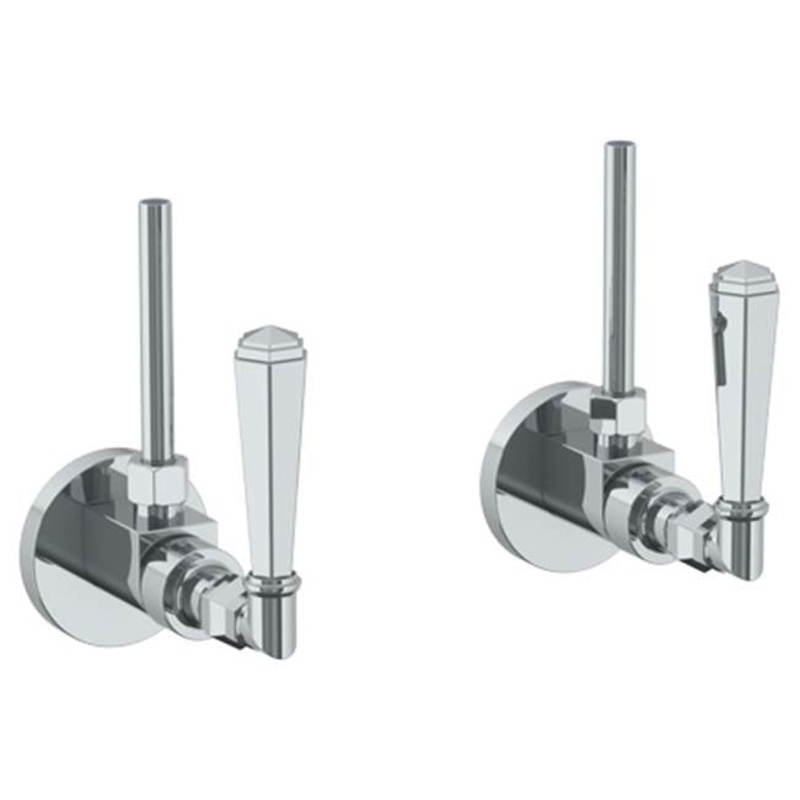 Watermark 314-MAS2-YY Beverly Lavatory Angle Stop Kit -1/2 IPS X 3/8 Od Compression