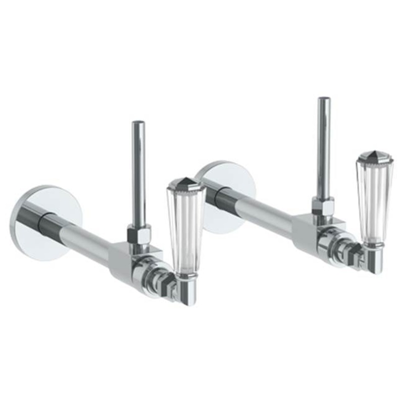 Watermark 314-MAS3-CRY4 Beverly Lavatory Angle Stop Kit -1/2 Sweat X 3/8 Od Compression