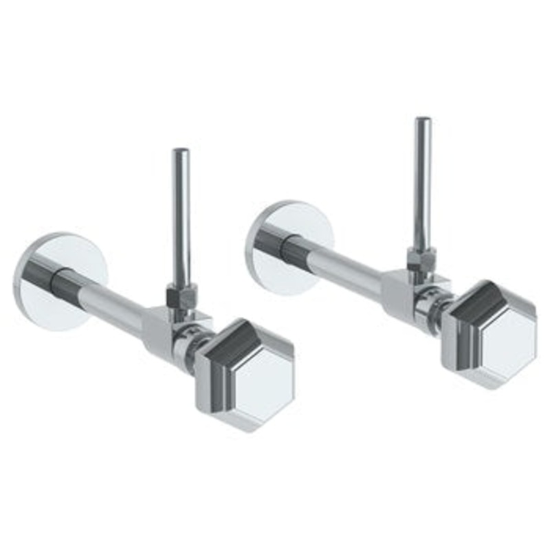 Watermark 314-MAS3-T6 Beverly Lavatory Angle Stop Kit -1/2 Sweat X 3/8 Od Compression