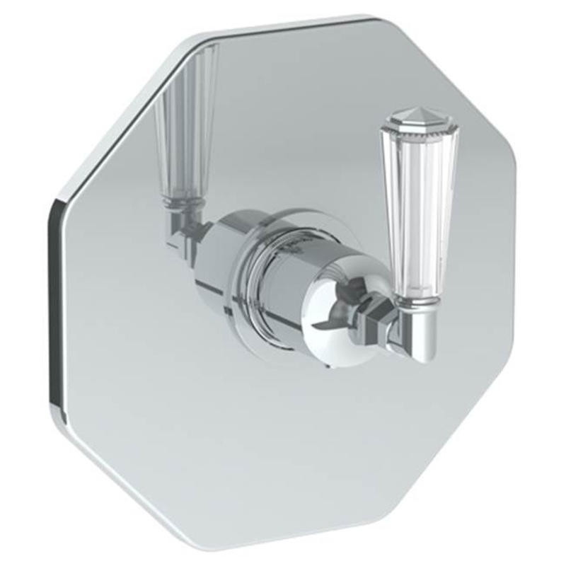 Watermark 314-T10-CRY4 Beverly Wall Mounted Thermostatic Shower Trim 7-1/2