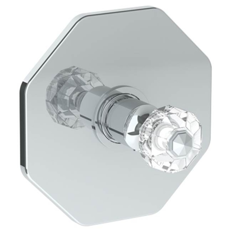 Watermark 314-T10-CRY5 Beverly Wall Mounted Thermostatic Shower Trim 7-1/2
