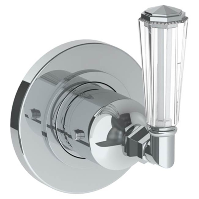 Watermark 314-T15-CRY4 Beverly Wall Mounted Mini Thermostatic Shower Trim 3-1/2 Diameter