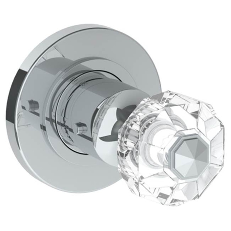 Watermark 314-T15-CRY5 Beverly Wall Mounted Mini Thermostatic Shower Trim 3-1/2 Diameter