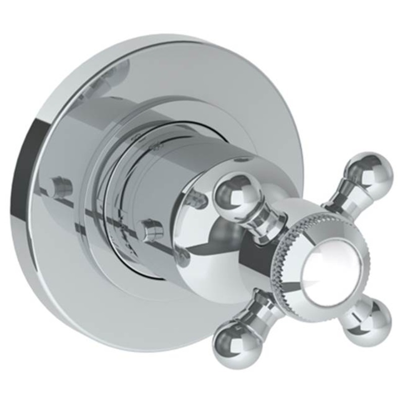 Watermark 314-T15-XX Beverly Wall Mounted Mini Thermostatic Shower Trim 3-1/2 Diameter