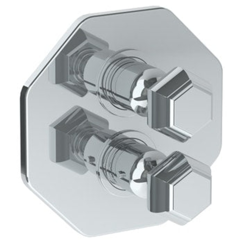 Watermark 314-T20-T6 Beverly Wall Mounted Thermostatic Shower Trim With Built-In Control 7-1/2