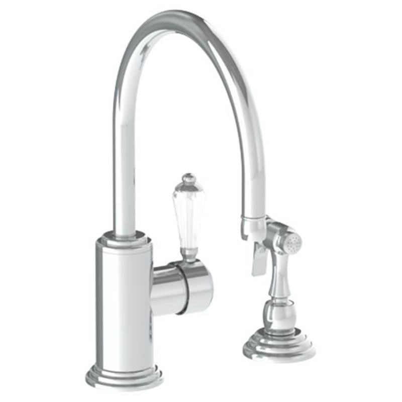 Watermark 321-7.4-SWA Stratford Deck Mounted 2 Hole Kitchen Set – Includes Side Spray