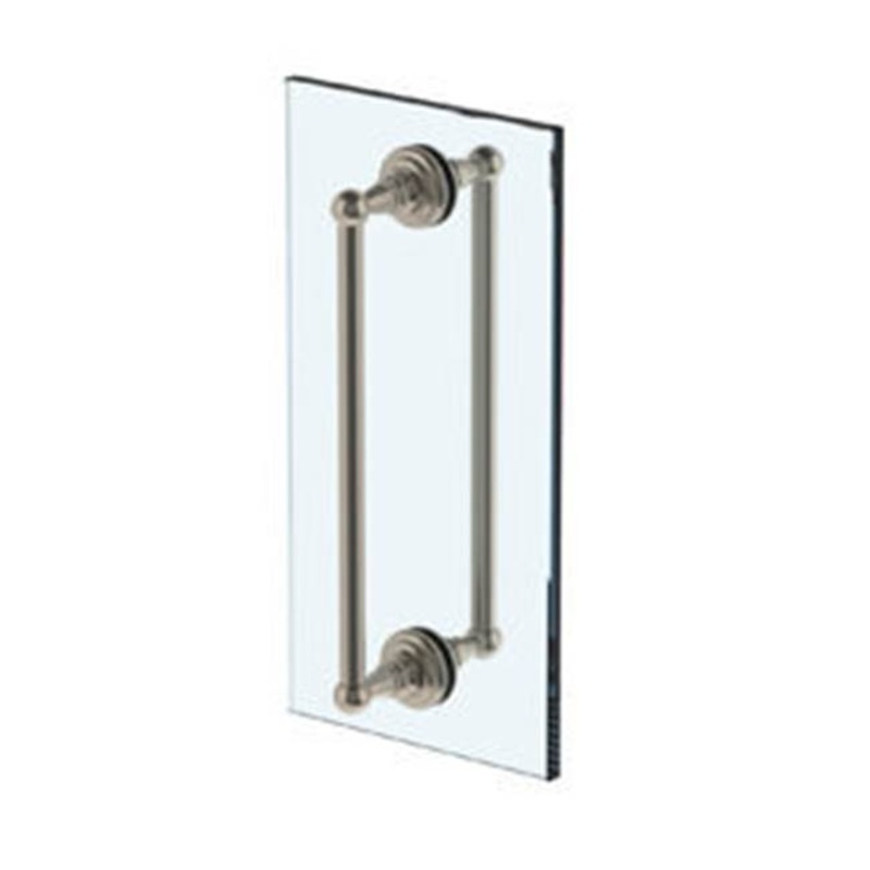 Watermark 322-0.1-12DDP Rochester 12? Double Shower Door Pull/ Glass Mount Towel Bar