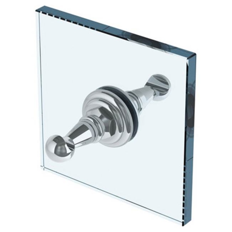 Watermark 322-0.5DDP Rochester Double Shower Door Knob/ Glass Mount Hook