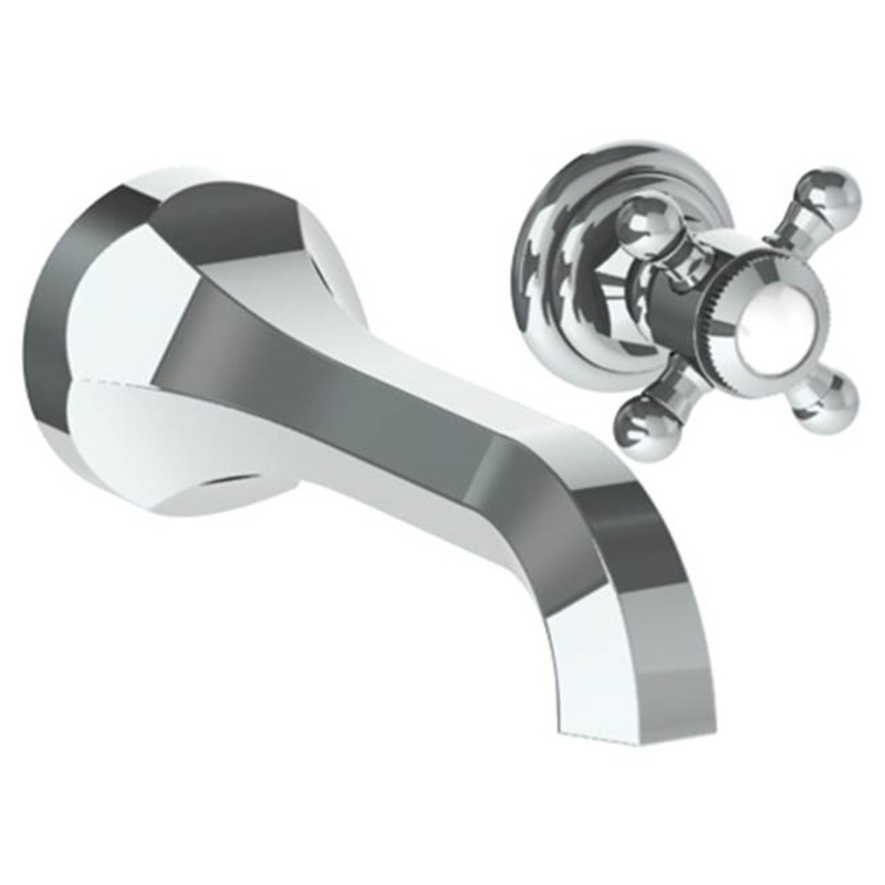 Watermark 312-1.2-V Gramercy Wall Mounted 2 Hole Lavatory Set With 6 3/4 CTC  Spout