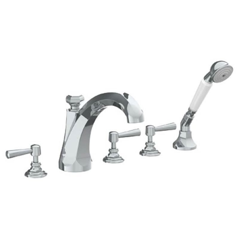 Watermark 312-8.205.1-Y2 Gramercy Deck Mounted 5 Hole Extended Bath Set