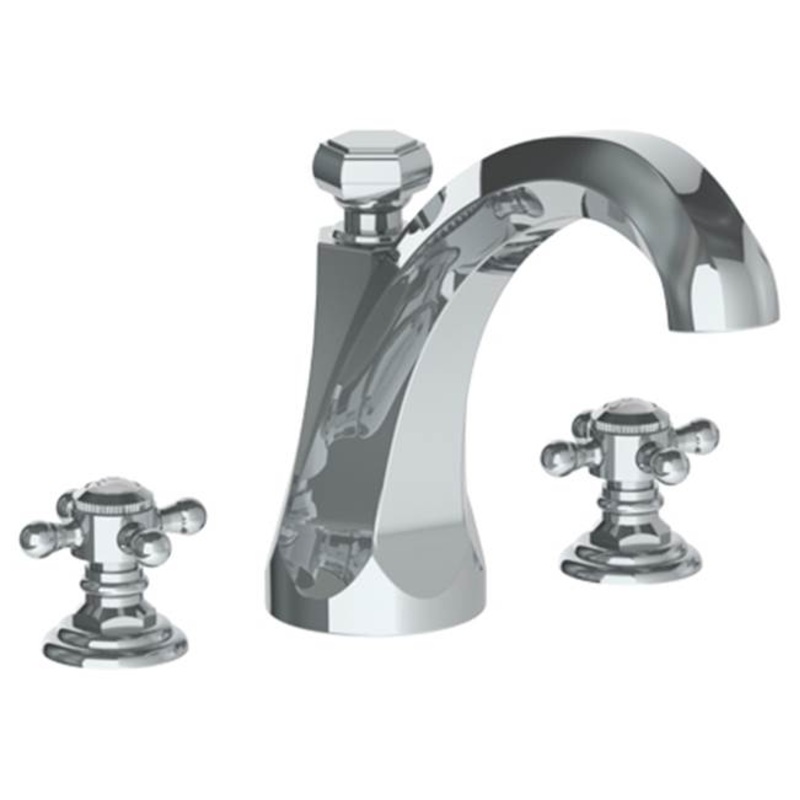 Watermark 312-8.205-V Gramercy Deck Mounted 3 Hole Extended Bath Set