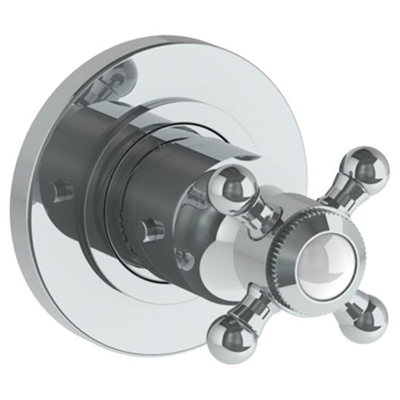 Watermark 312-T15-V Gramercy Wall Mounted Mini Thermostatic Shower Trim 3-1/2 Diameter