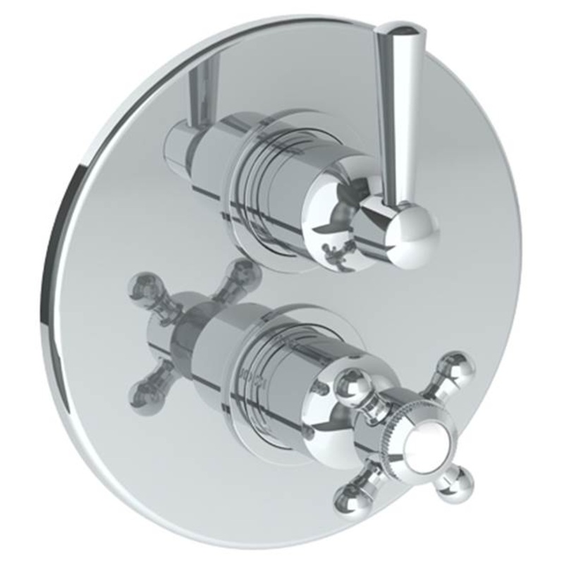 Watermark 312-T20-Y2 Gramercy Wall Mounted Thermostatic Shower Trim With Built-In Control 7-1/2